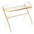 Vintage Italian Acrylic Glass and Gilt Console Table, 1970s For Sale
