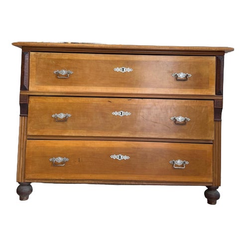 Gründerzeit Chest of Drawers in Walnut For Sale