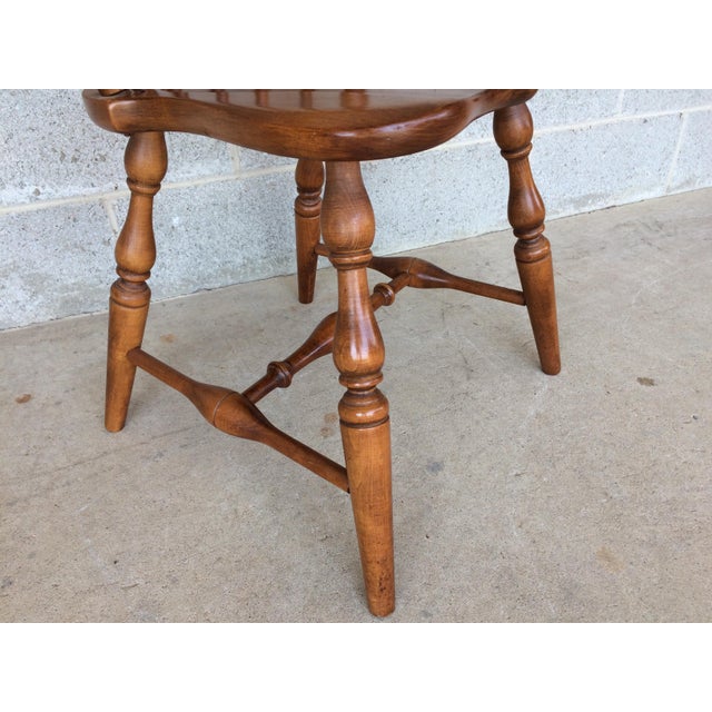 Tell City Maple Windsor Brace Back Dining Chairs Set of 6 Chairish