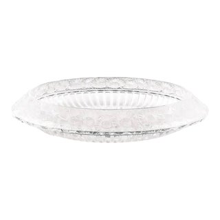 Lalique Paris Daily Crystal Marguerites Bowl Large For Sale