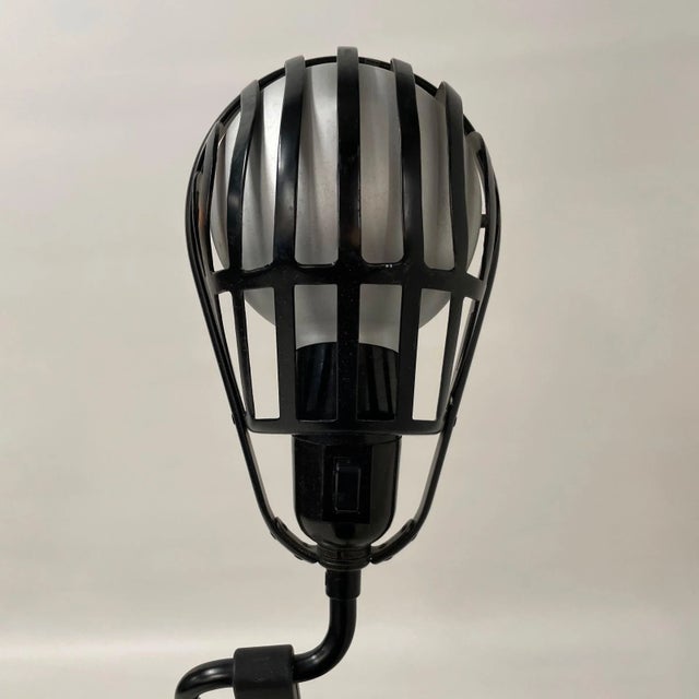 Black Igloo Desk Lamp by Tommaso Cimini for Lumina, 1980s For Sale - Image 11 of 14