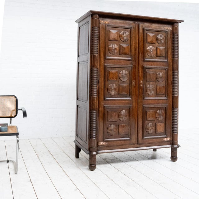 Vintage Cabinet by Charles Dudouyt, 1940s For Sale - Image 3 of 11
