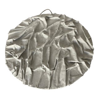 1970s Minimalist Abstract Plaster Artwork by Elia Moon Ridges For Sale