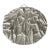 1970s Minimalist Abstract Plaster Artwork by Elia Moon Ridges For Sale