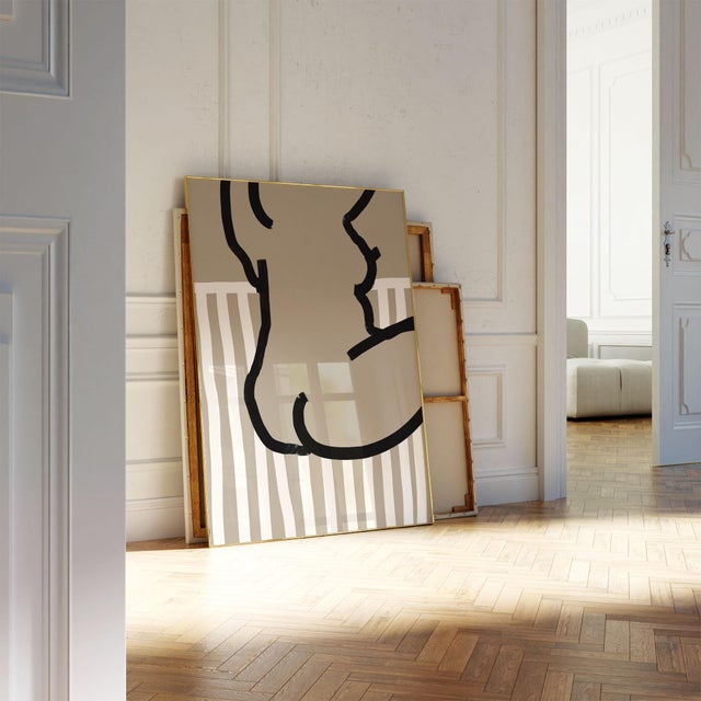 Female Silhouette Giclee Print For Sale - Image 4 of 4