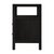 2020s Nora 21 in. W Rectangular Wood 2 Drawer Nightstand with Open Shelf, Antique Coffee For Sale - Image 5 of 8