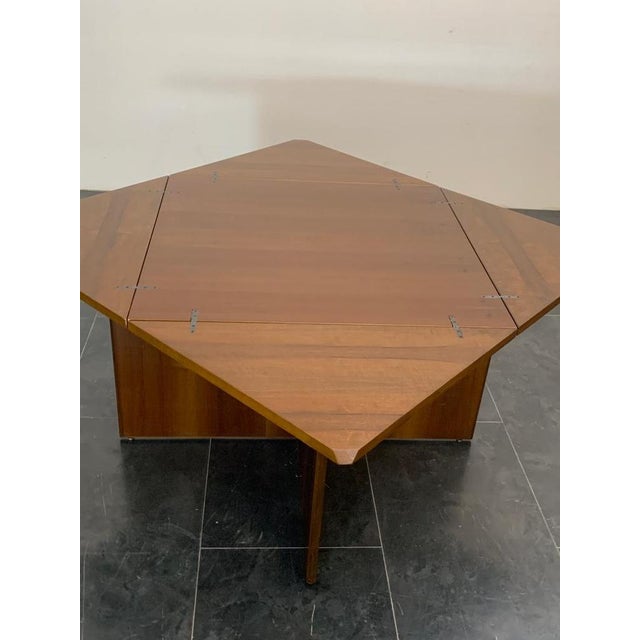 Extendable Table with Overwhelming Envelope Openings attributed to Vittorio Introini for Luigi Sormani, 1970s For Sale - Image 4 of 15