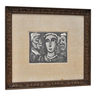 Georges Rouault "Les Visages" Lithograph c.1932 For Sale