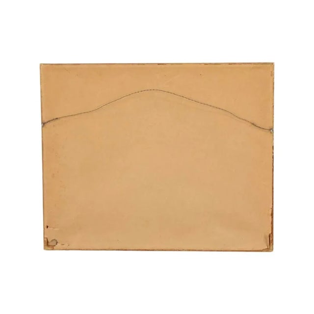 Mid Century Modern Landscape Watercolor Framed, Signed Shirley Forman,dated 1965 For Sale - Image 9 of 10