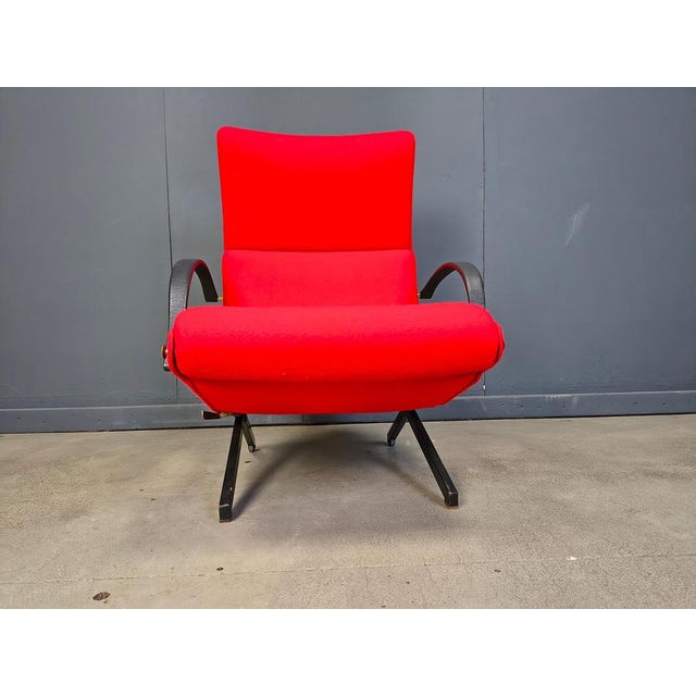 Vintage P40 Lounge Chair attributed to Osvaldo Borsani for Tecno, 1960s For Sale - Image 13 of 16