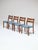 Wood Teak and Blue Dining Chairs from Emc Møbler, Denmark, 1960s, Set of 4 For Sale - Image 7 of 18
