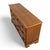 Late 20th Century Vintage Traditional Nine-Drawer Wood Dresser With Bracket Feet For Sale - Image 5 of 11