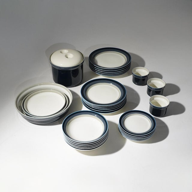 Eco Dinnerware Set by Giovanni Garibaldi for Ginori, 1970s, Set of 25 For Sale - Image 16 of 16
