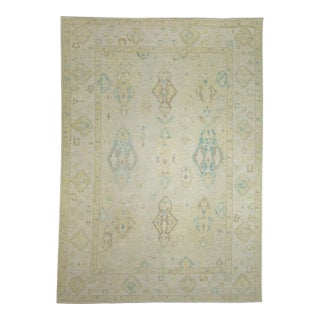 Turkish Oushak Rug 10' x 14'1" #18643 For Sale
