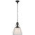 Prestwick 14" Pendant in Bronze with White Glass Designer: Chapman & Myers Canopy: 5.5" Round Mounting: Chain Shade...