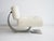 Ivory Set of White Leather Alta Lounge Chair and Ottoman by Oscar Niemeyer for Mobilier International, 1970s For Sale - Image 8 of 14