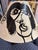 Abstract 1970s Peter Keil Original Abstract Painted Lamp Shade For Sale - Image 3 of 6