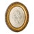 Vintage French Wall Plaque With Winged Cherubs by Mme Leon Bertaux For Sale