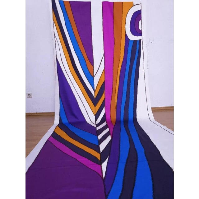 Trails Wall Hanging from Knoll Inc. / Knoll International, 1972, in Flawless conditions. Designed 1970 to 1979 This piece...