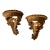 Antique Italian Rococo Revival Hand Carved Solid Wood Wall Shelves, a Pair For Sale