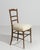 19th Century Napoleon III Chiavari Chair With Upholstered Seat For Sale - Image 12 of 12