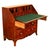 Late 18th Century Fine Antique Georgian Mahogany Sheraton Inlaid Secretary Desk Bureau Chest 1780 For Sale - Image 5 of 17
