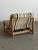 1940s 1970s Swedish Lounge Chairs in Striped Linen - Pair For Sale - Image 5 of 12