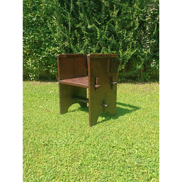 Vintage Brutalist Stool, 1960s For Sale - Image 6 of 7
