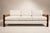 Mid-Century Modern Sergio Rodrigues "Millor" Sofa in Rosewood, Leather & Textured Fabric, Brazil, 1960s For Sale - Image 3 of 18