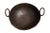 Vintage Round Hand Hammered Metal Bowl W/ Two Handles For Sale - Image 10 of 10