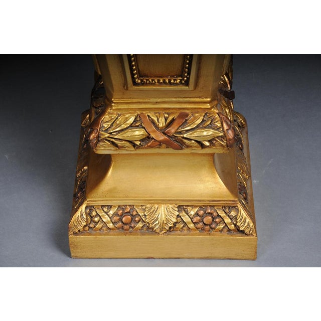 Wood Gilt Wood Columns, 20th Century, Set of 2 For Sale - Image 7 of 16