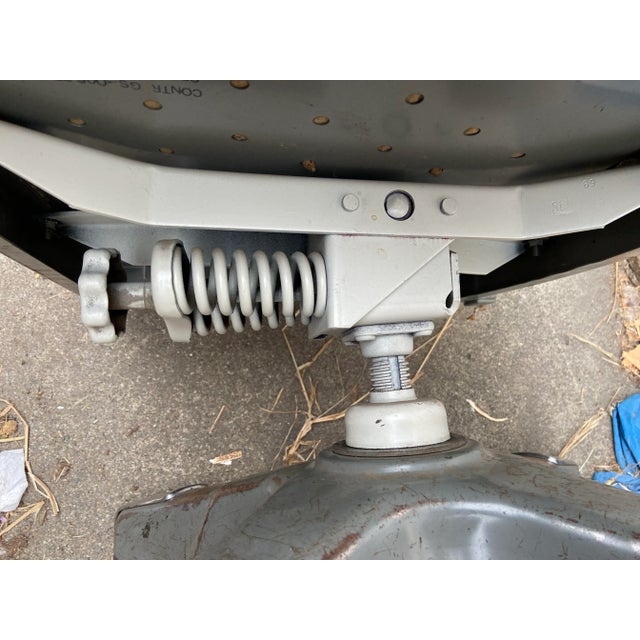 Mid-Century Modern Vintage Mid Century Modern Emeco Corp Industrial Tanker Rolling/Swivel Office Desk Chair For Sale - Image 3 of 12