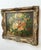 Wonderful semi antique floral oil on linen board. It's singed but I can't really fully see the name - looks like Maria...