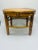 Wood Vintage Rattan Footstool For Sale - Image 7 of 9