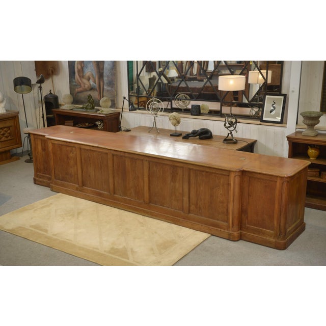 Large Oak Buffet, 1920s For Sale - Image 10 of 12