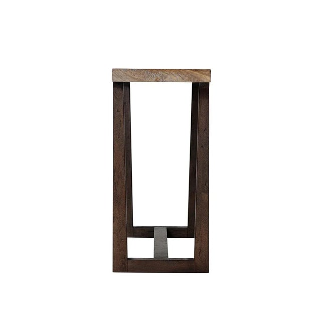 Modern Chevron Modern Console Table For Sale - Image 3 of 6