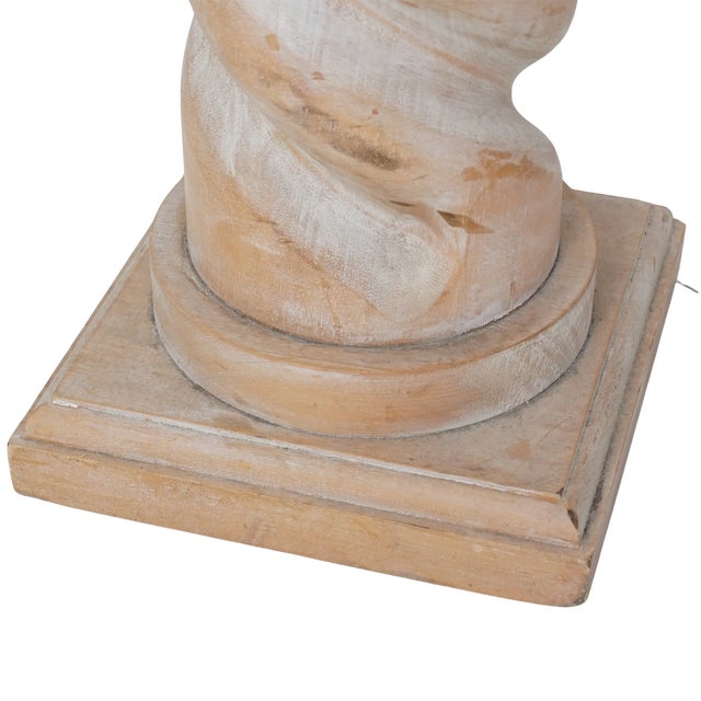Mid-Century Modern 1950s Italian Barley Twist Floor Lamp For Sale - Image 3 of 4