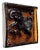 Mid-Century Amber Glass Zodiac Block with Capricorn from Ząbkowice Glassworks, 1950s For Sale
