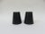 Italian Black Glass Wall Lights, 1950s, Set of 2 For Sale - Image 14 of 18