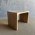 Beige Reclaimed Waterfall Table 27" For Sale - Image 8 of 9