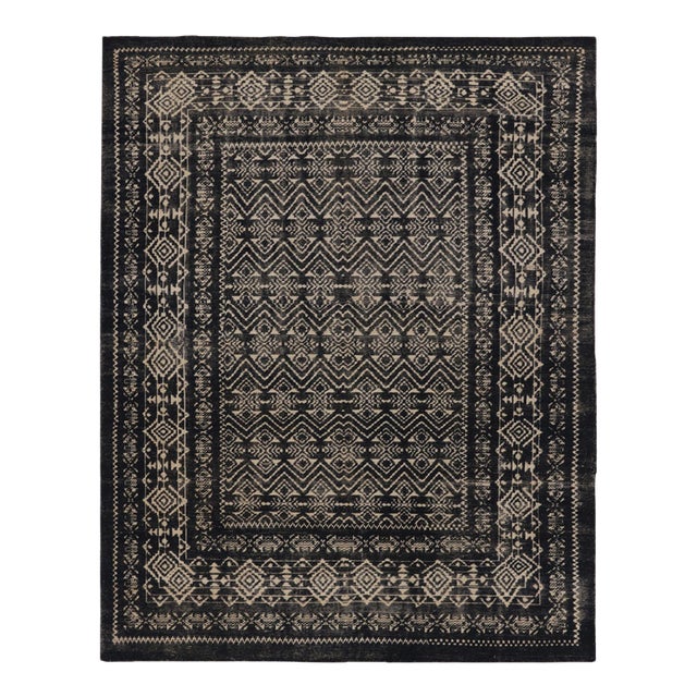 Contemporary Turkish Folk Style Geometric Wool Rug by Rug & Kilim, India For Sale
