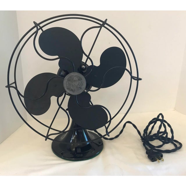 1938 Emerson 2250b 10” Oscillating Electric Fan For Sale - Image 9 of 9