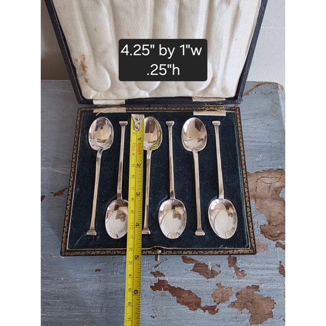 English sterling silver batch of Six Sheffield Sterling Silver 1930.