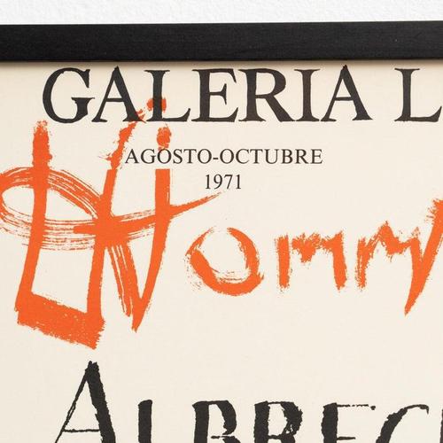 Limited Edition Framed Homage to Albrecht Dürer Poster after Salvador Dalí, 1970s For Sale - Image 6 of 13