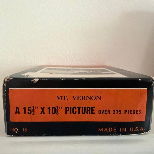1940s Perfect Picture Puzzle of George Washington’s Mount Vernon - World War II Era For Sale In Milwaukee - Image 6 of 7