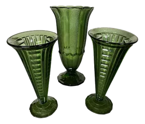 Vintage Luxval Vasses, Set of 3