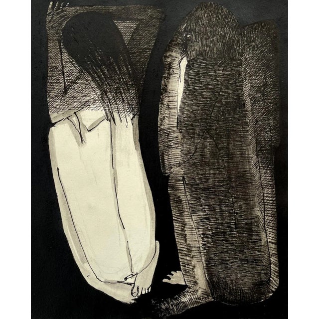 Paper Jolanta Johnsson, Strange Situation, Mixed Media on Paper, 1997 For Sale - Image 7 of 7