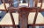 Wood Set 6 Antique Solid Mahogany Chippendale Style Dining Room Chairs, C1900 For Sale - Image 7 of 11