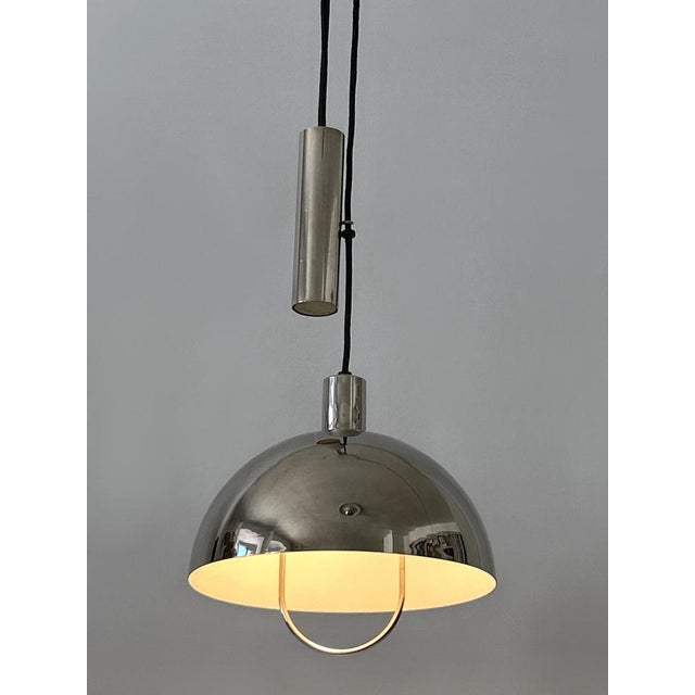 Early Bauhaus Pulley Pendant Lamp HMB 25/300 by Marianne Brandt for Tecnolumen, 1980s For Sale - Image 16 of 18