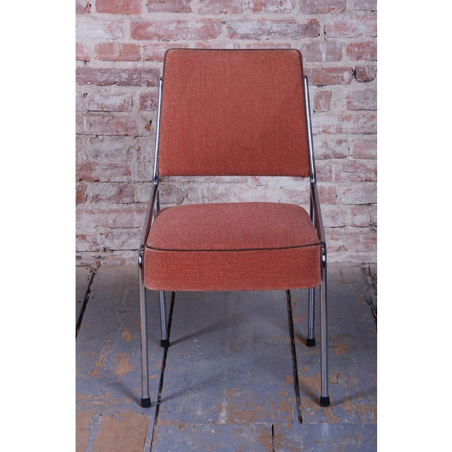 Metal Bauhaus Chairs in Tubular Chrome-Plated Steel, Czech, 1940s, Set of 4 For Sale - Image 7 of 14